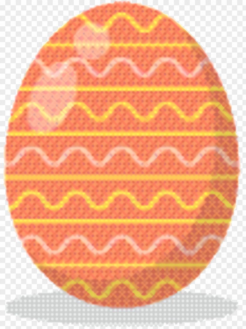 Easter Egg Orange Background PNG