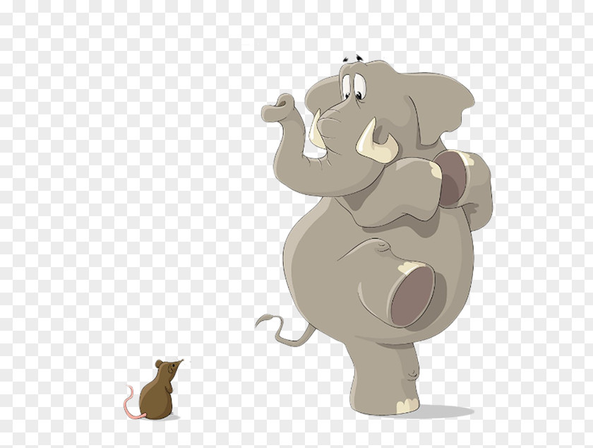 Elephant And Mouse Stock Image Clip Art PNG