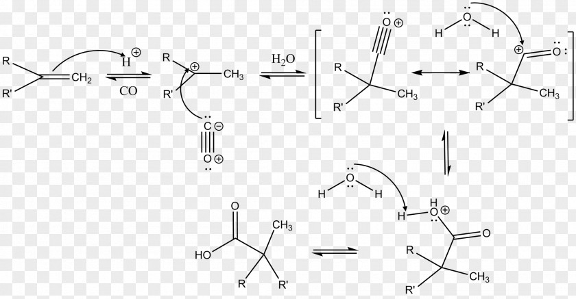 Mechanism Koch Reaction Chemical Carbonylation Palladium-catalyzed Coupling Reactions PNG