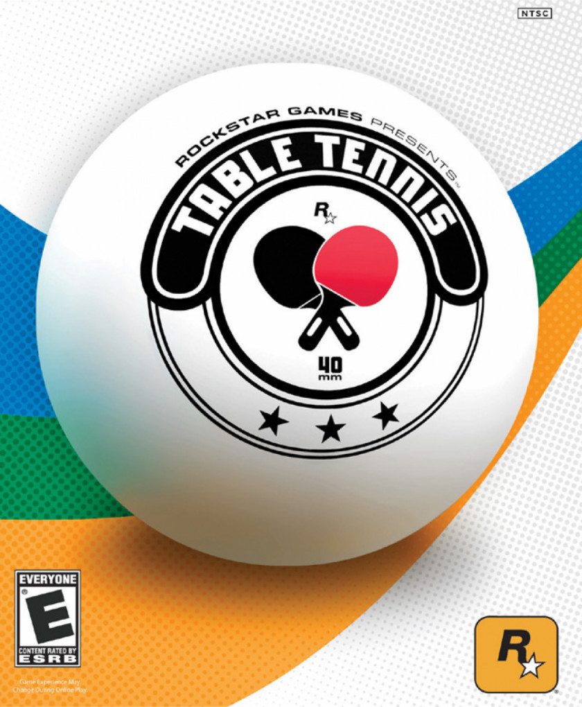 Ping Pong Rockstar Games Presents Table Tennis Xbox 360 Video Game Live PNG