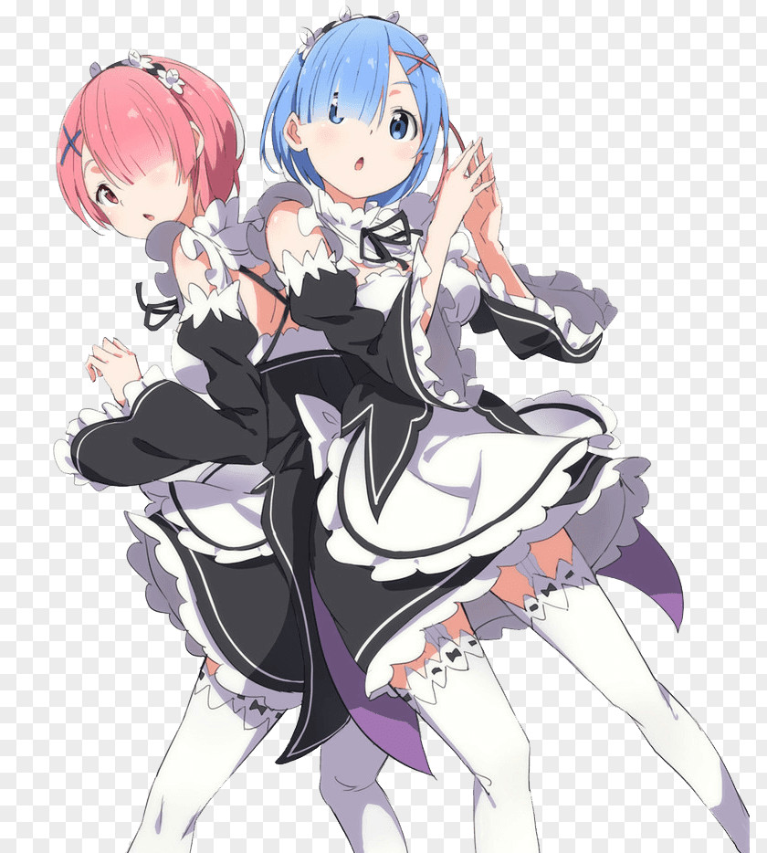 Re:Zero − Starting Life In Another World 雷姆 RAM Isekai PNG in Isekai, ecchi clipart PNG