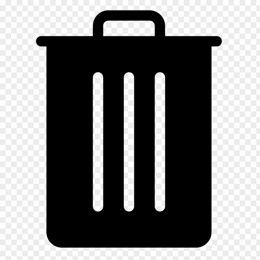 Trash Can Icon Design PNG