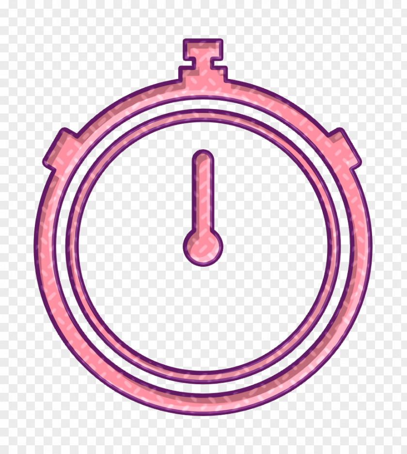 Auto Part Pink Exercise Icon Stopwatch Time PNG