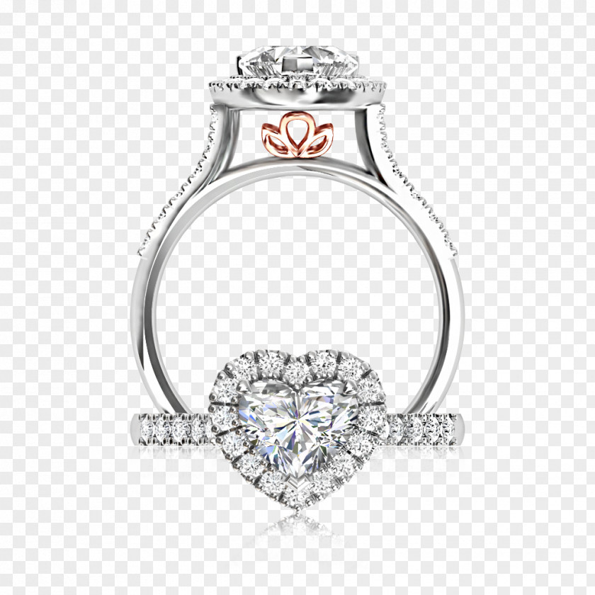 Heart Halo Ring Diamond Jewellery Bling-bling Emerald PNG