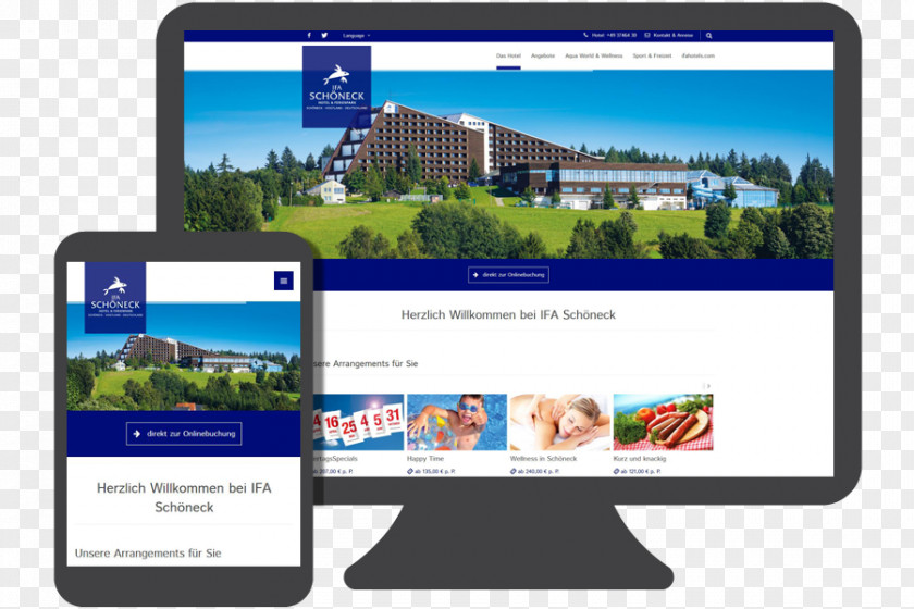 Hotel Information Allgäu Infoservice Digital Agency Home Page Online Advertising PNG