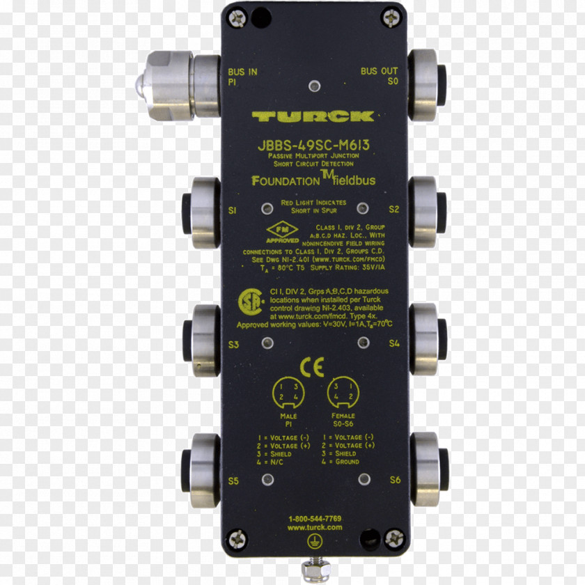 Junction Box Electronic Component Electronics Turck Inc PNG