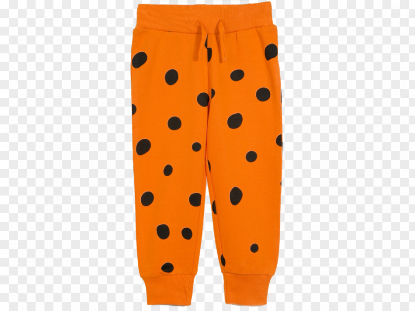 Orange Dots Polka Dot Pants PNG