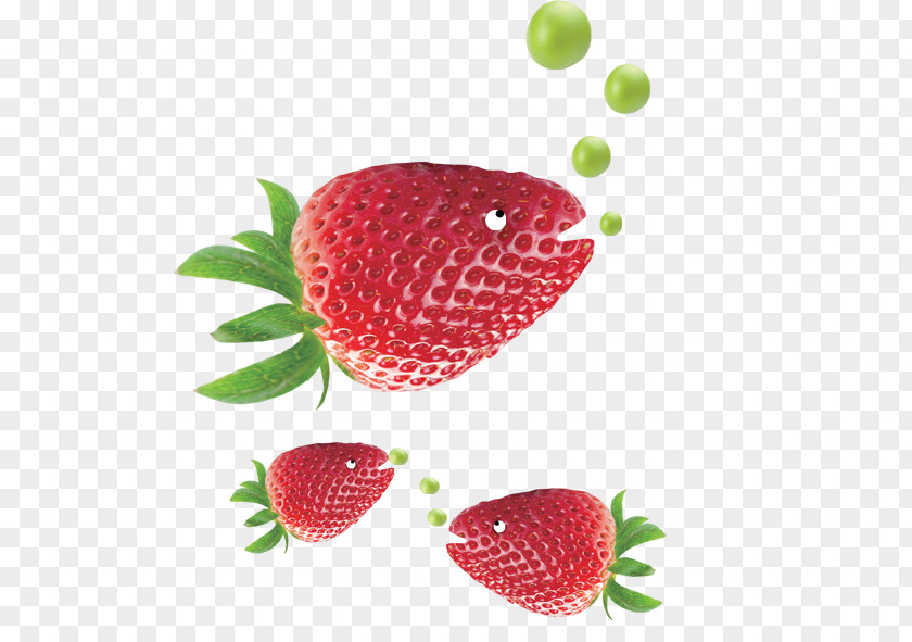 Creative Fruit,Strawberry Strawberry Ice Cream Fruit Salad Aedmaasikas Auglis PNG