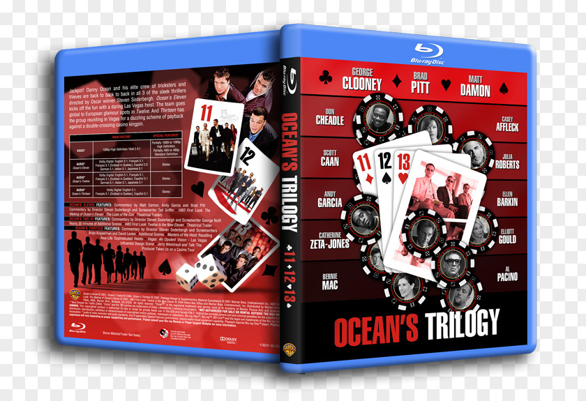 Dvd Blu-ray Disc High-definition Television Ocean's DVD 720p PNG