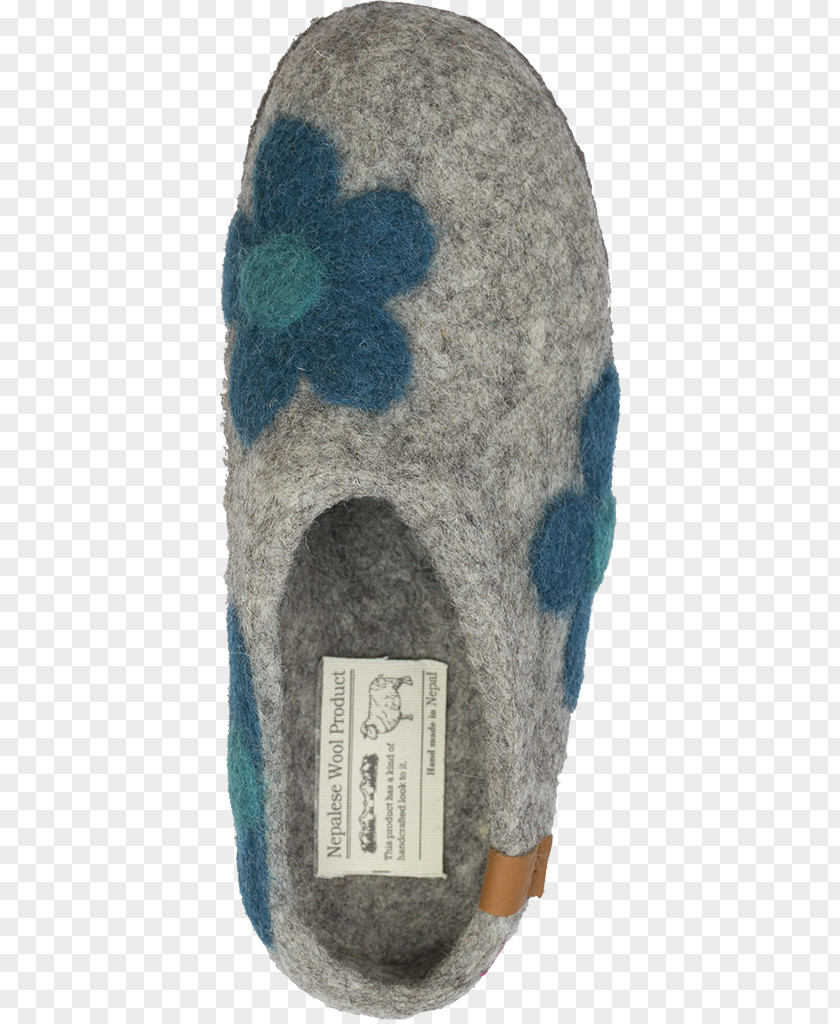 Grey Flower Wool PNG