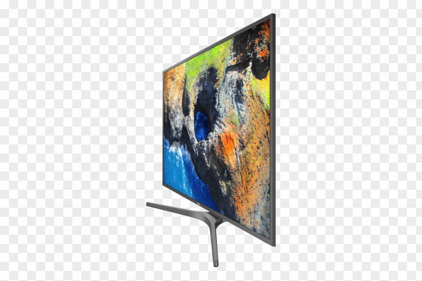 Supermaket Samsung MU6400 4K Resolution Ultra-high-definition Television PNG