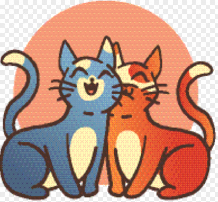 Animal Figure Red Fox Cat And Dog Cartoon PNG