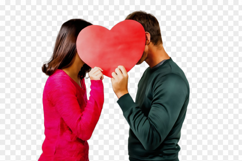 Balloon Kiss Valentine's Day PNG