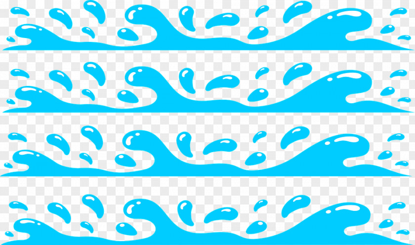 Cartoon Creative Design Wave Free Splash Water Clip Art PNG