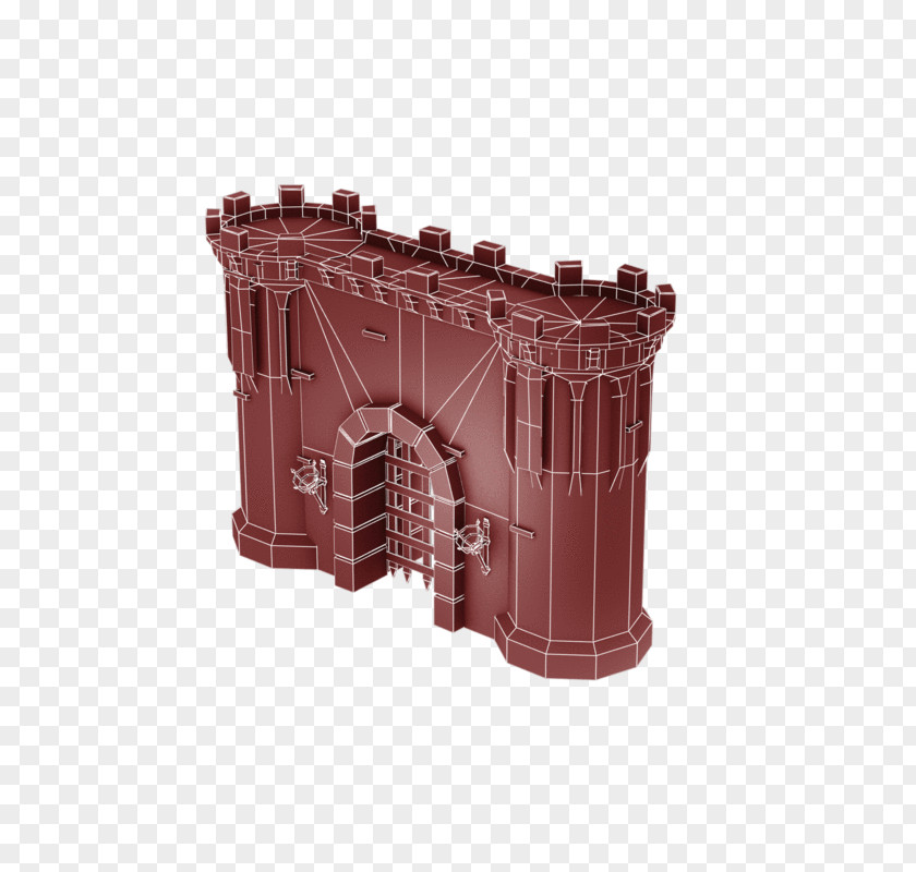 Low Poly Building Transformer Product Design Angle PNG