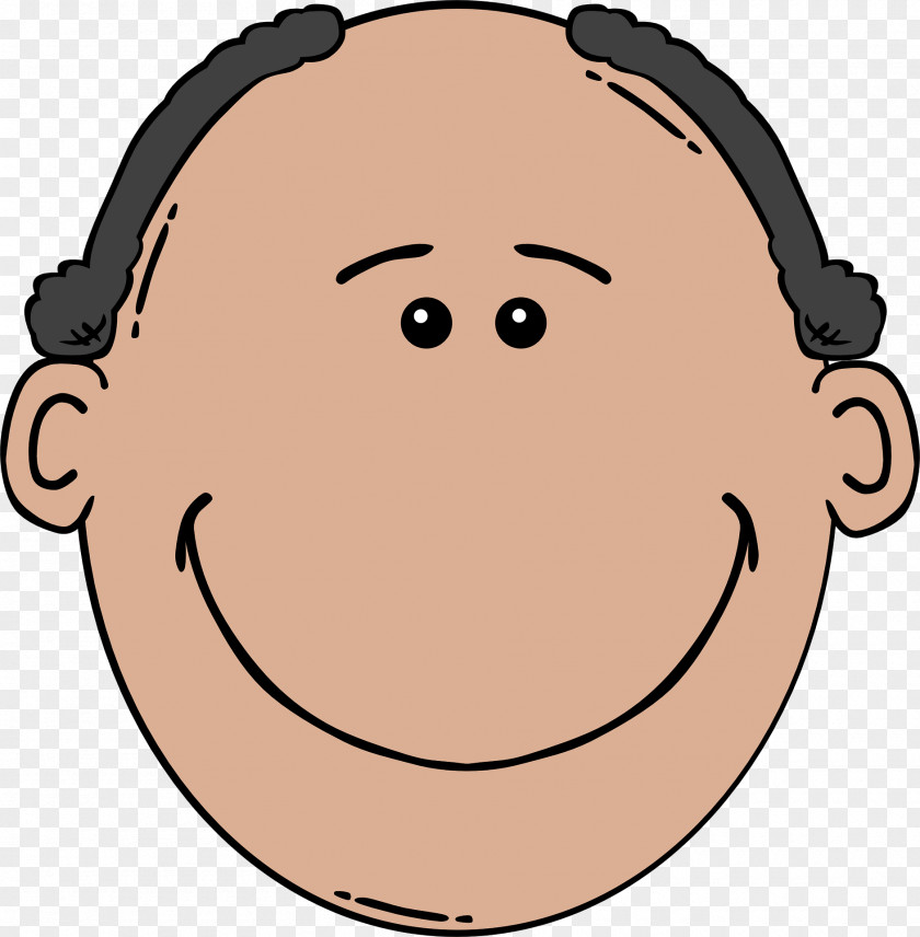 OLD MAN Cartoon Face Man Clip Art PNG
