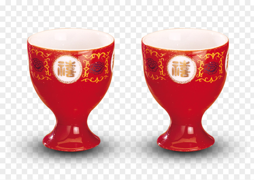 Red Wine Glass Hi Word Creative U5a5au5ac1u793cu4eea Chinese Marriage Wedding PNG