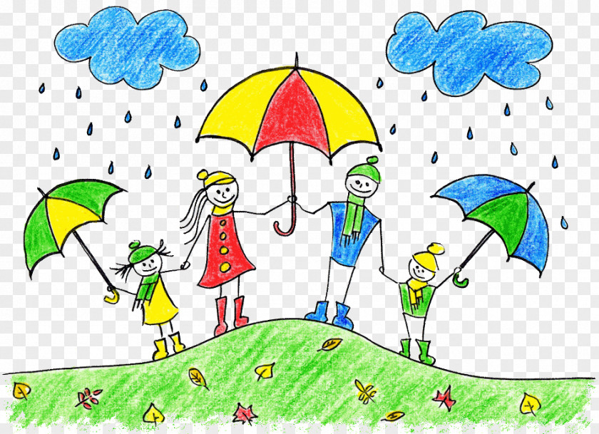 Child Children's Drawing Wet Season PNG