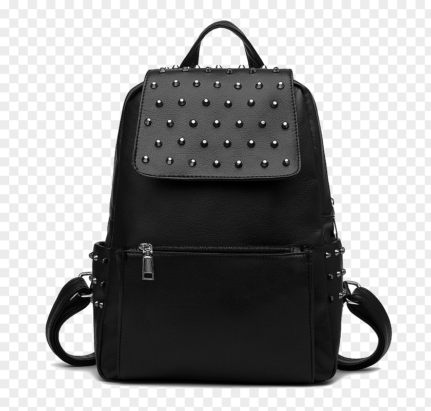 Leather Backpack Handbag Fashion Baggage PNG
