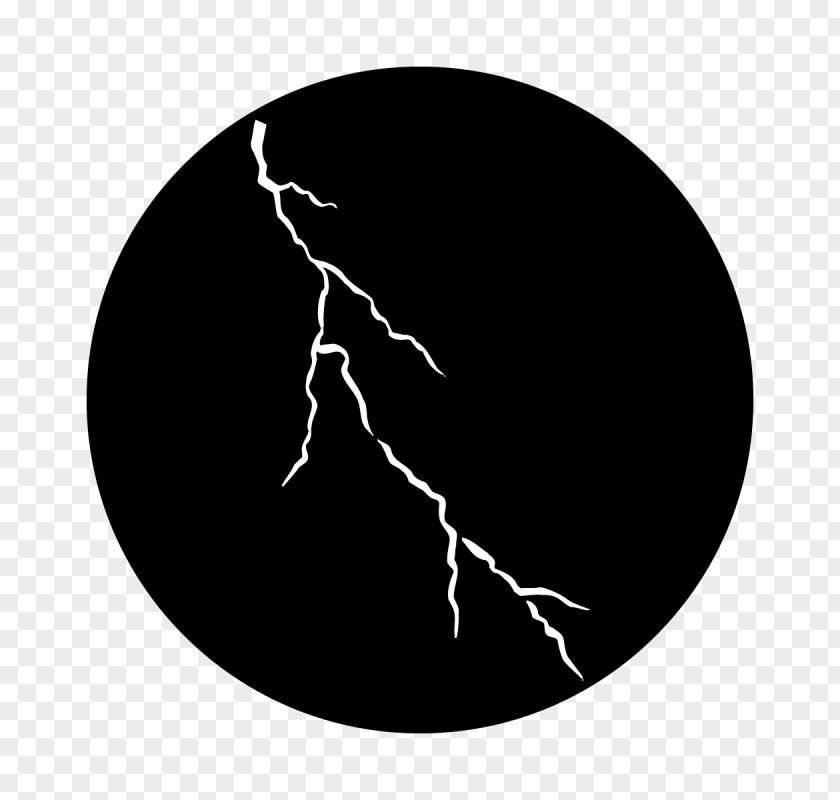 Lightning Gobo Glass Pattern PNG