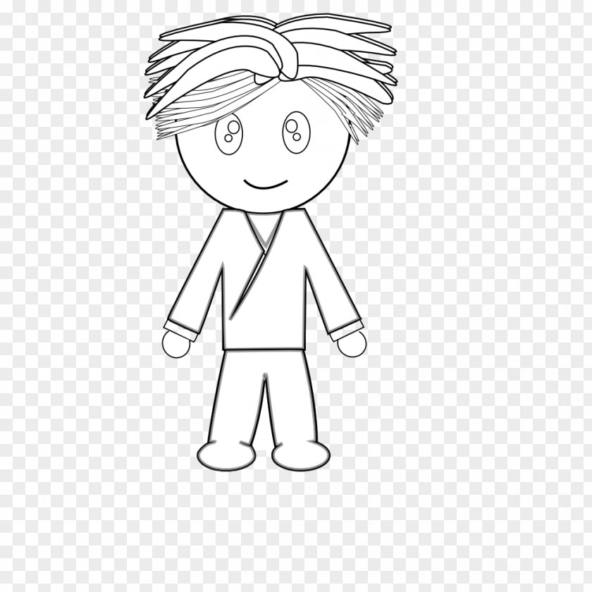 Line Character Thumb Drawing Art Clip PNG