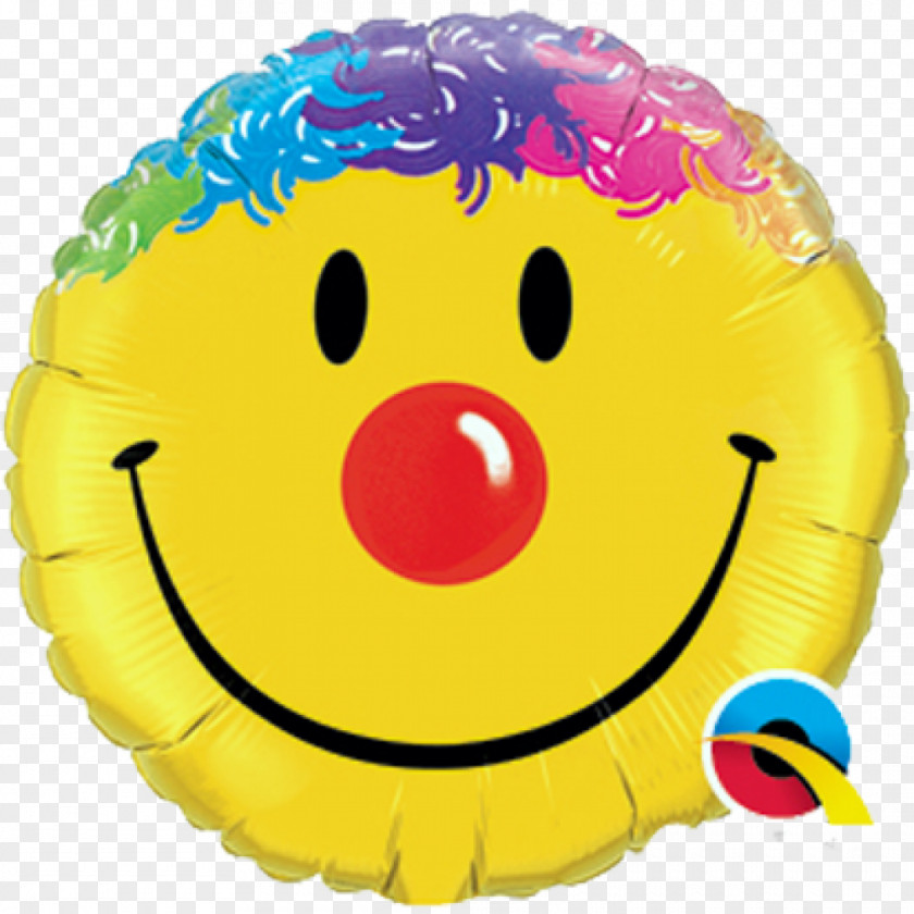 Smiley Mylar Balloon Emoticon Face PNG