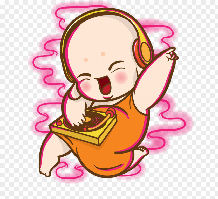 T-shirt Disc Jockey Music Illustration PNG jockey Illustration, Baby listening to music clipart PNG