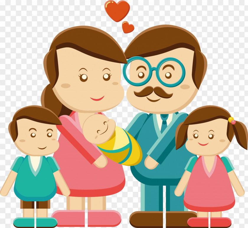 Vector Family Members Father Mother Clip Art PNG