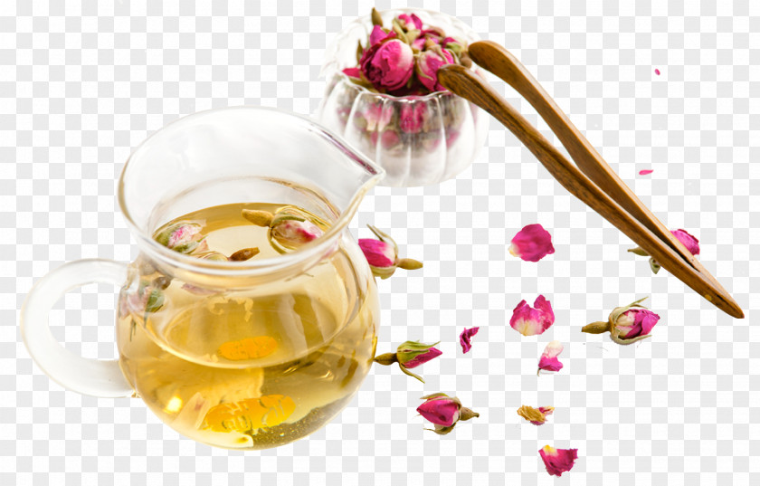 Rose Tea Flowering Oolong Longjing Beach PNG