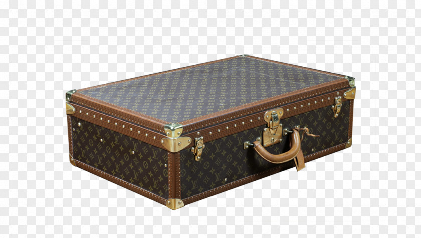 Suitcase Trunk Louis Vuitton Leather Travel PNG