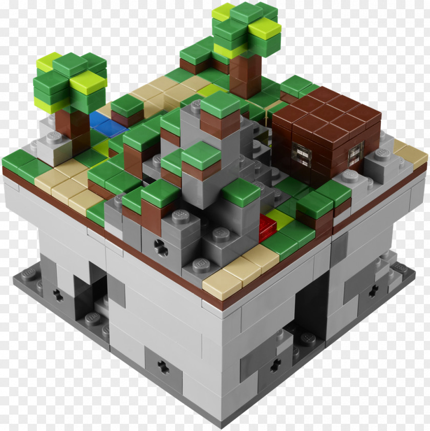 Lego Minecraft Worlds LEGO 21102 Micro World PNG
