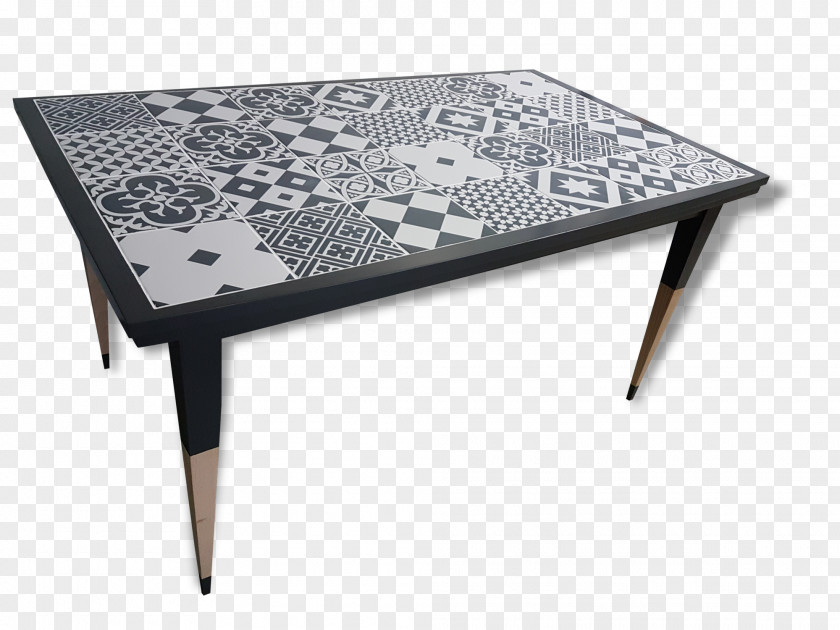 Table Cement Tile Wood PNG