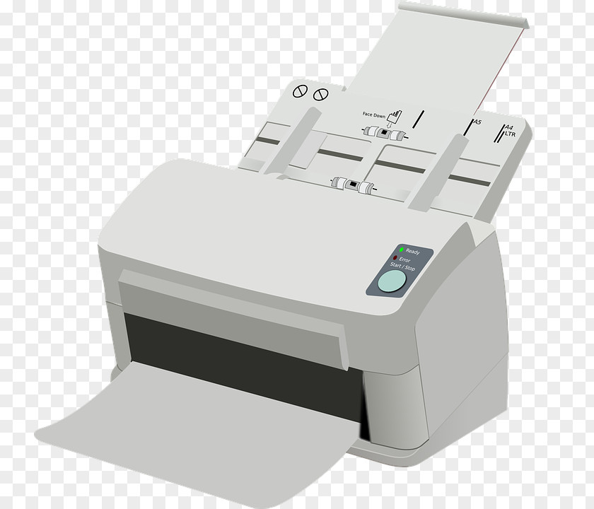 White Printer Hewlett Packard Enterprise Image Scanner Brother Industries Peripheral PNG