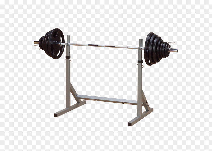 Barbell Power Rack Squat Weight Training Fitness Centre Exercise Equipment PNG