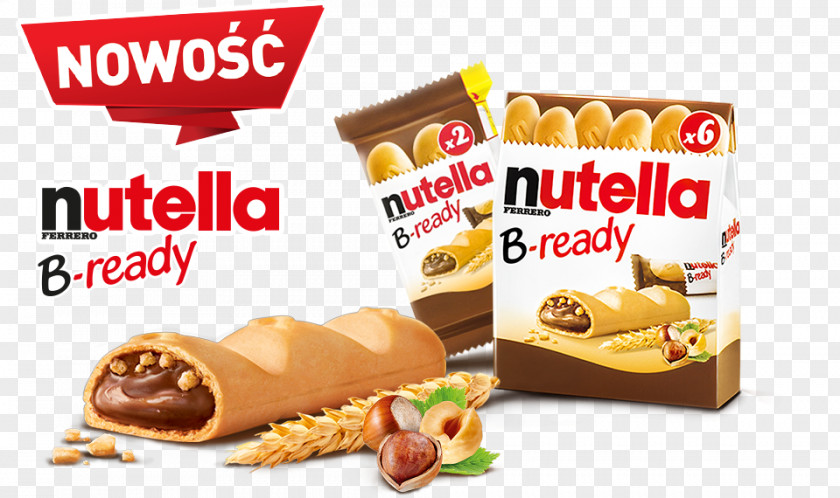 Chocolate Waffle Bar Spread Nutella PNG