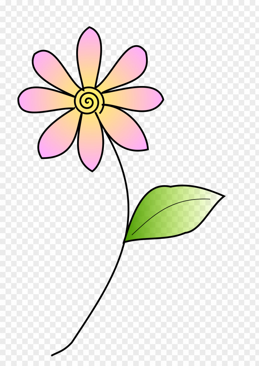 Open Flowers Line Art Flower Clip PNG