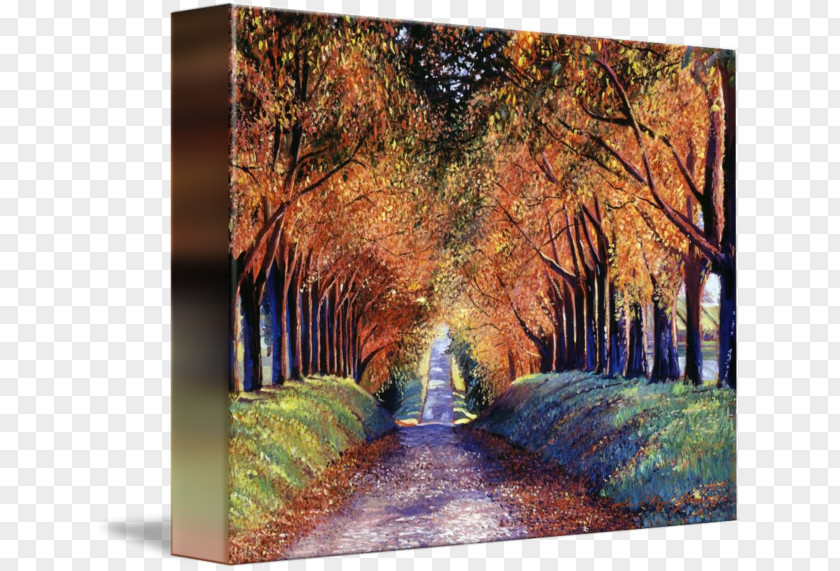 Painting Nature Art Cognac Canvas PNG