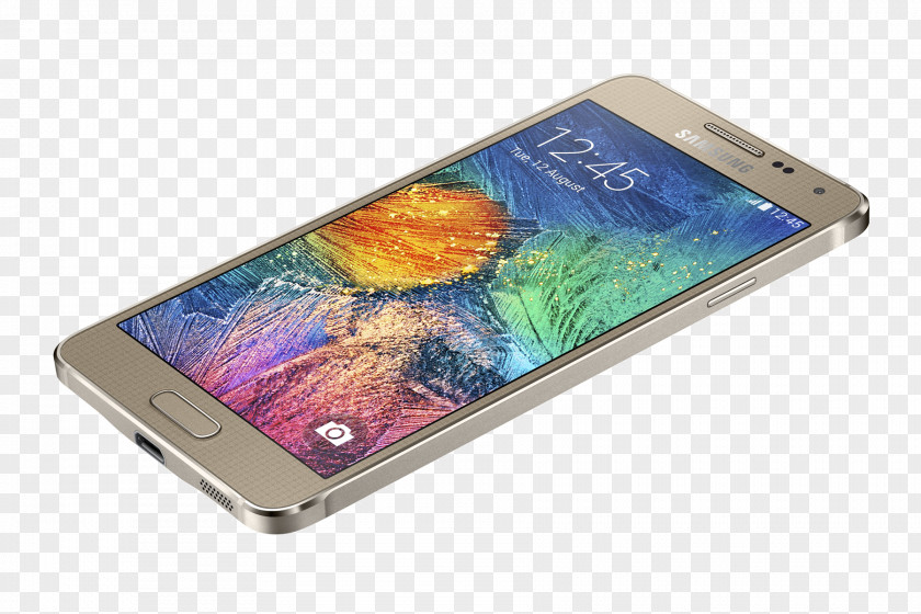 Samsung Galaxy Alpha Super AMOLED Multi-core Processor Android PNG