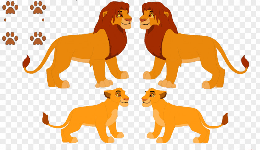 Simba Lion Mufasa Cat Cougar Dog PNG