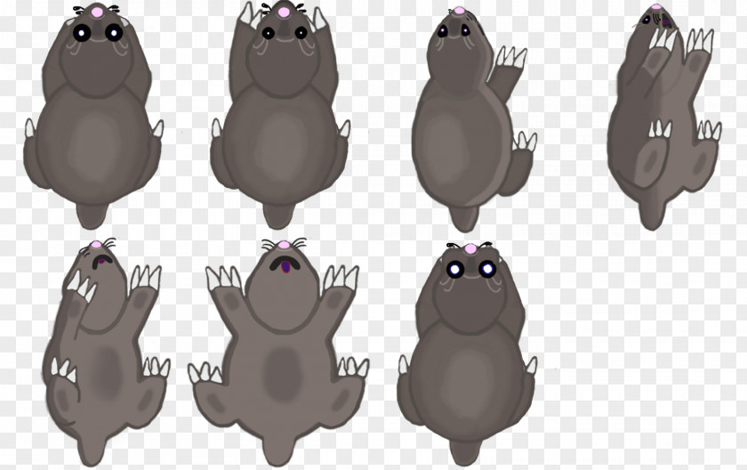 Sprite Mole Dog Animation Art PNG