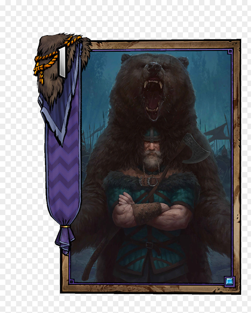 Bear Attack Gwent: The Witcher Card Game 3: Wild Hunt Video Wiki PNG