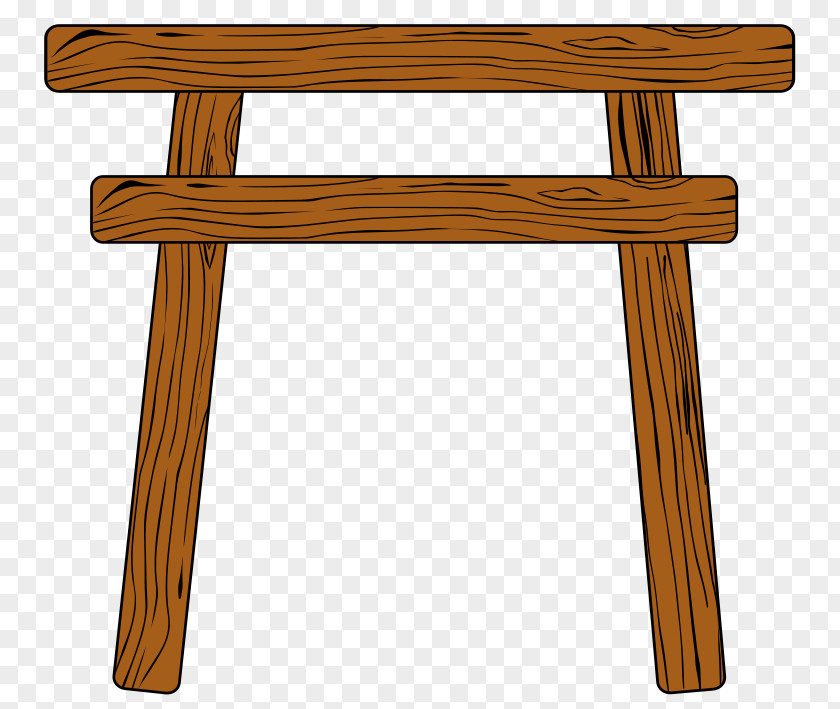 Clon Pattern Torii Shinto Shrine Chair Clip Art PNG