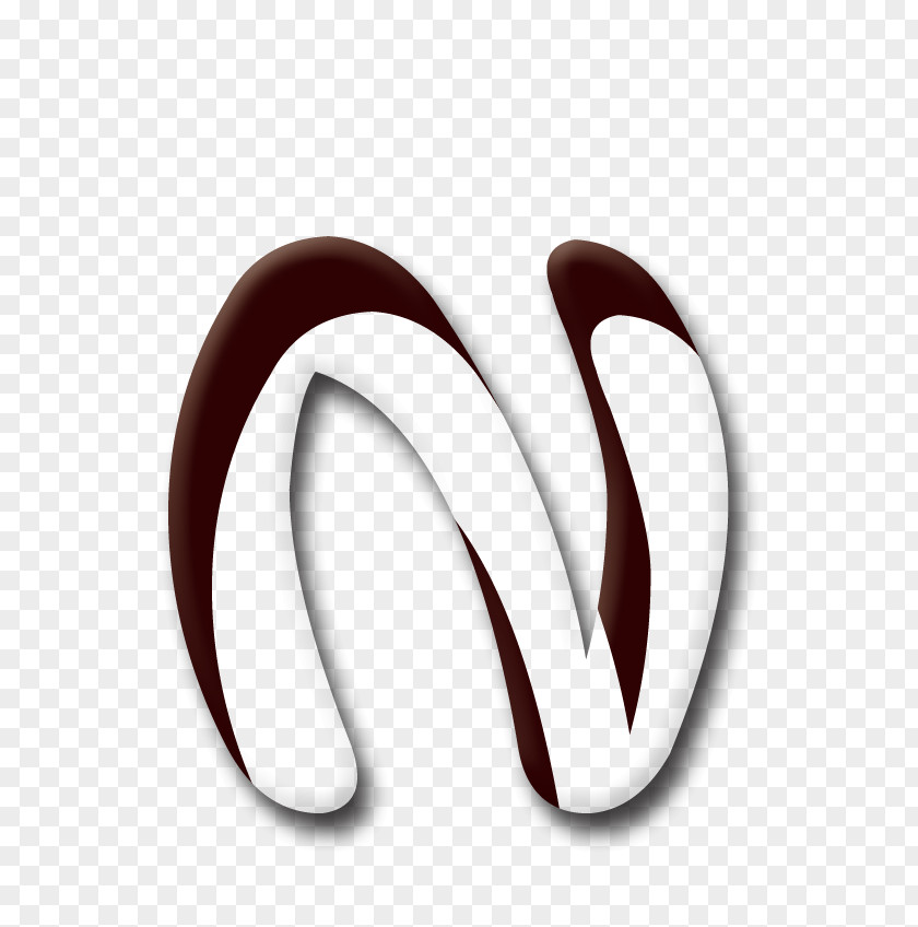 Cream Cake Letter N PNG