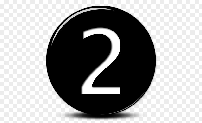 Number 2 Alphanumeric Clip Art PNG