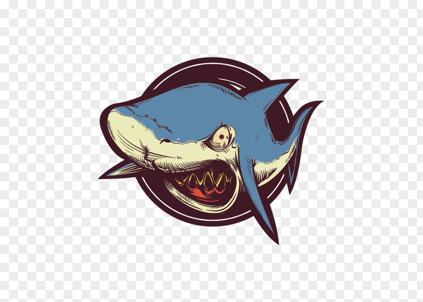 Shark Great White Sawshark Blue PNG