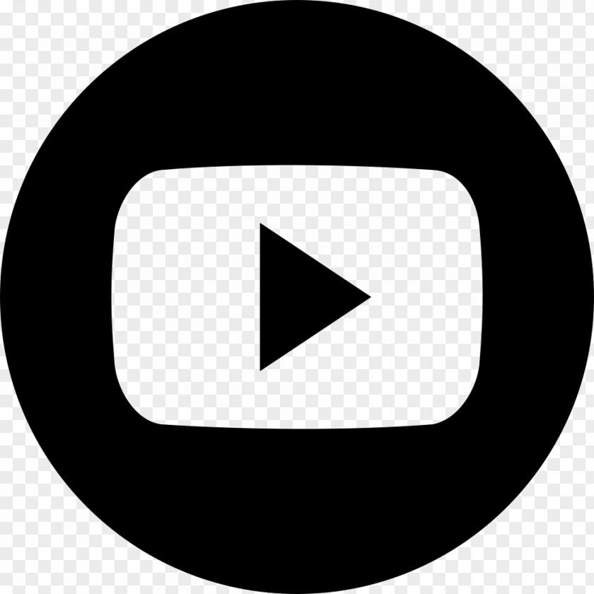 Social YouTube Logo Silhouette Clip Art PNG