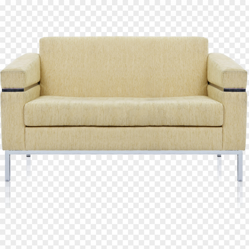 Beige Sofa Loveseat Couch Chair PNG