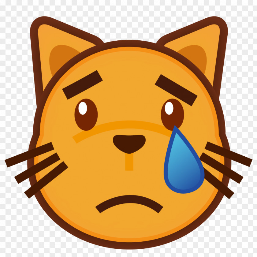 Crying Face Cat Kitten Feeling YouTube Love PNG