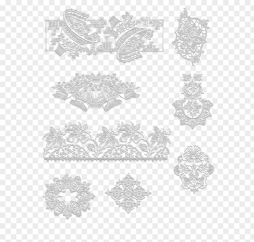 Lace Paper Parchment Craft Decoupage PNG