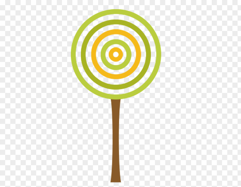 Lollipop Trees Yellow PNG